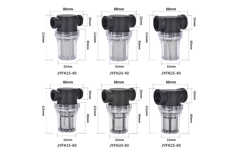 JUNY Female Water Filter In-Line Strainer For Water Tank, Water Tower